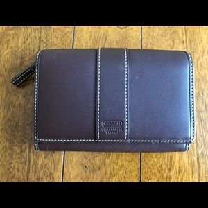 Coach Brown Leather Wallet